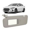 Left Driver Side Sun Visor 85210 F0100TTX Grey Sun Visor Makeup Mirror for Elantra AD 2016 to 2019