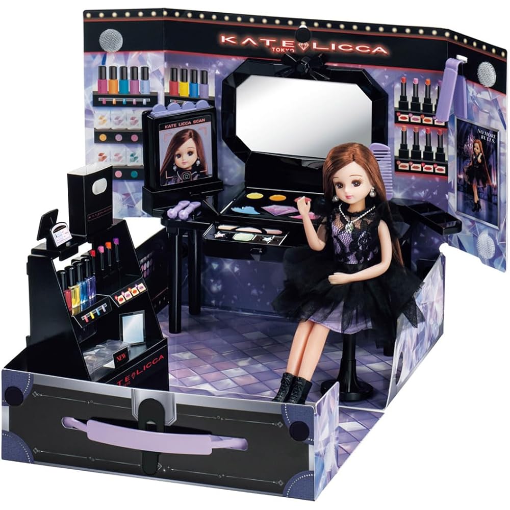 TAKARA TOMY (TAKARA TOMY) Licca-chan LF-14 KATE LICCA Makeup Shop Dress Up Playhouse Toy 5 Years ...