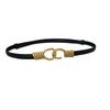 Fashionable Leather Retro Belt With Hook Closure For Women Skirts Sweaters Coat