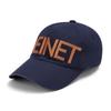 DEINET DEINET BIG LOGO CAP IN NAVY