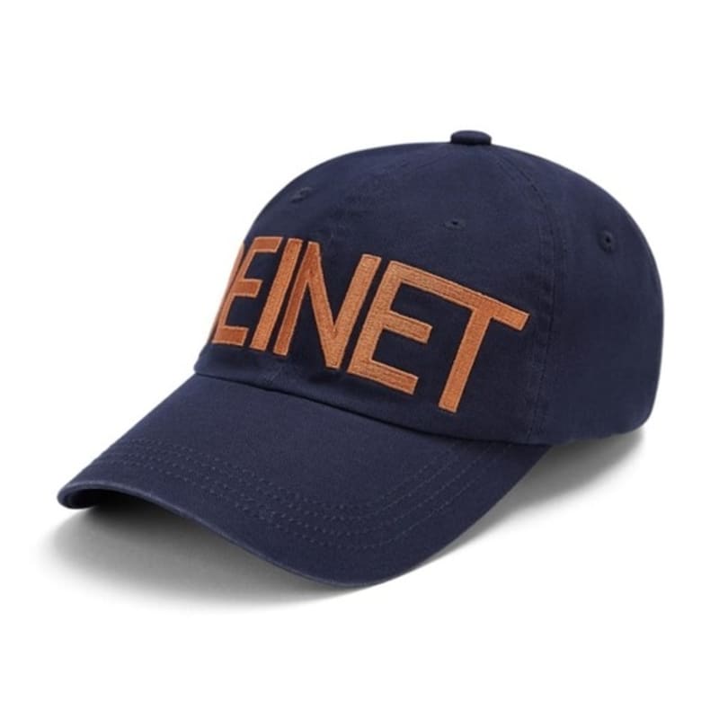 DEINET DEINET BIG LOGO CAP IN NAVY