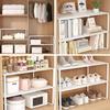 Expandable Closet Shelf Organizer Telescopic Wardrobe Storage Rack No Drill Adjustable Divider for Clothes Shoes Cabinets Home