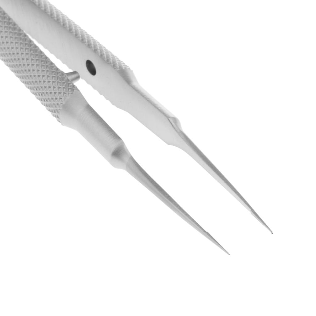11cm Fine Tip Tweezers for Splinter Removal, Cellphone Repair, Ophthalmic Eye Instrument Stainless