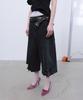 LCDC™ Back-Pleated Denim Shorts (Black)
