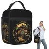 In A Hole In The Ground There Lived A Hobbit Insulated Lunch Bag for Women Kids Portable Food Boxes Thermal Lunch Box Tote