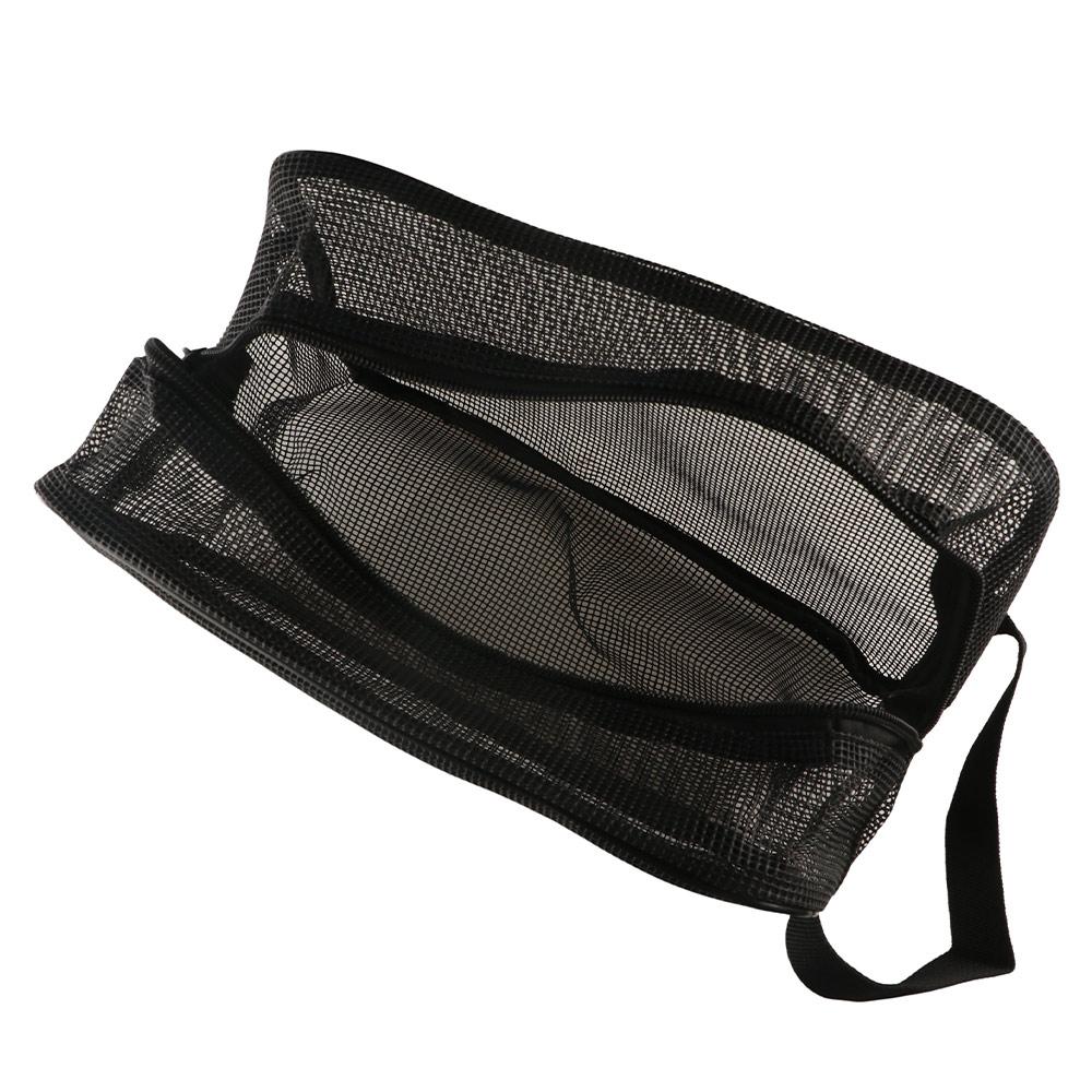 Easily Carry Mesh Shower Bag Portable Tote Bag Lightweight Beach Pockets Bathroom