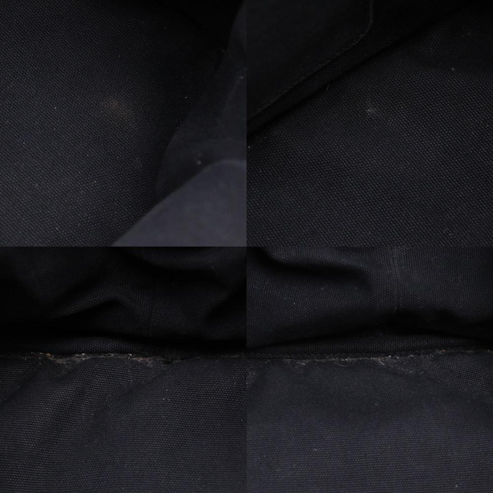 Prada Kanapa GM Handbag B1872O Bijou Studs Tote Bag NERO Black Canvas Women Used