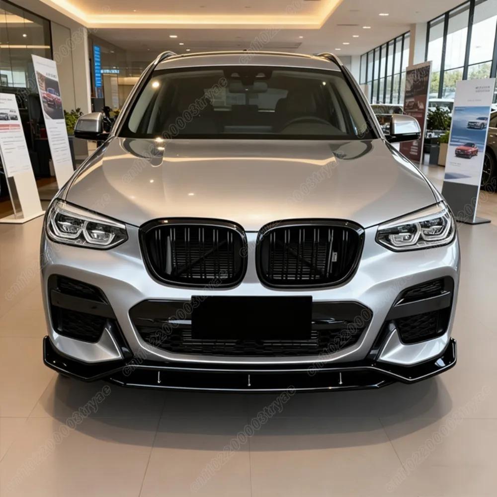 For BMW X3 G01 X4 G02 M Sport M40i M40d 2017 2018 2019 2020 2021 Automobile Front Bumper Lower Lip Spooler Splitter Body Kit