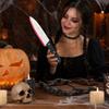 Halloween Plastic Prop with Fake Blood for Costume Party