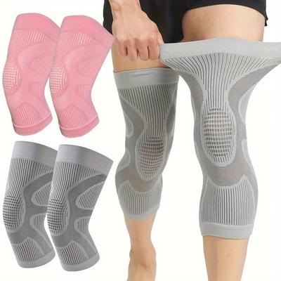 1 Pair Ultra Thin Knee Sleeve,Breathable Knee Support,Thin Compression Sleeve For Sports/Dance,Non-Slip Design