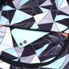Middle School Schoolbag Geometric Printed Large Capacity Girls Boys Backpack