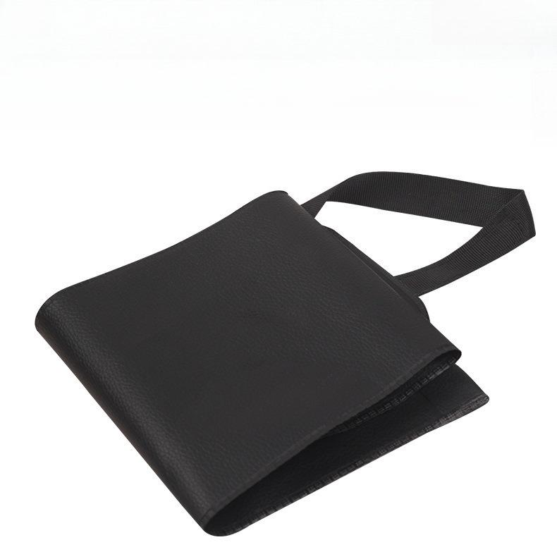 

Car Umbrella Storage Cover, Leather Waterproof Hanging Storage Bucket, Foldable Keep Car Clean Organizer for Handled Umbrellas чёрный