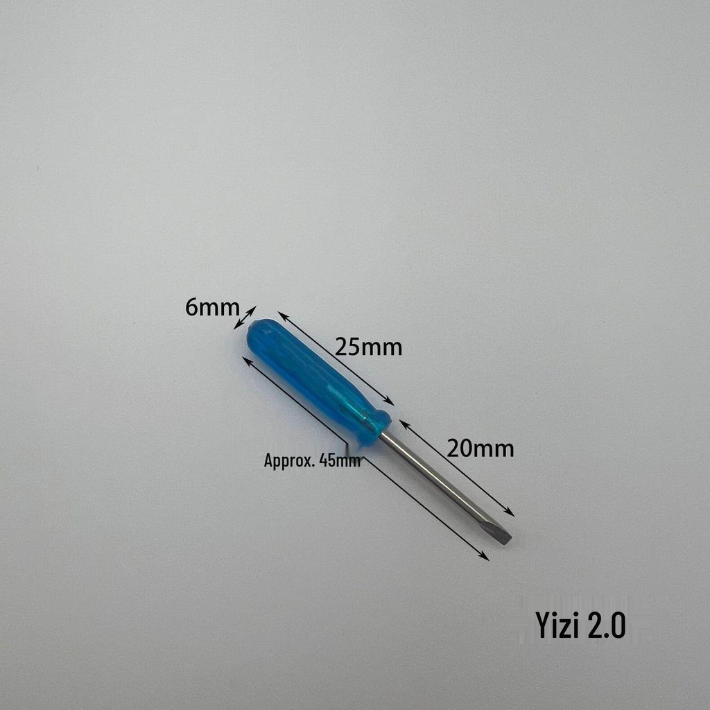 Screwdriver Set: Phillips & Flathead (1.5, 2.0, 3.0) with Toy Gift for Small Repairs