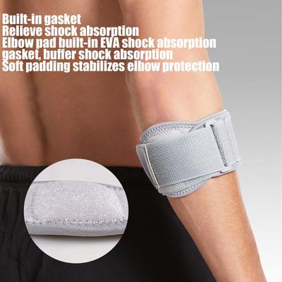 Verstellbare leichte Ellenbogenbandage Schutzausrüstung Sport Ellenbogen-Kompressionsbandage für Golf Tennis Badminton Volleyball Basketball