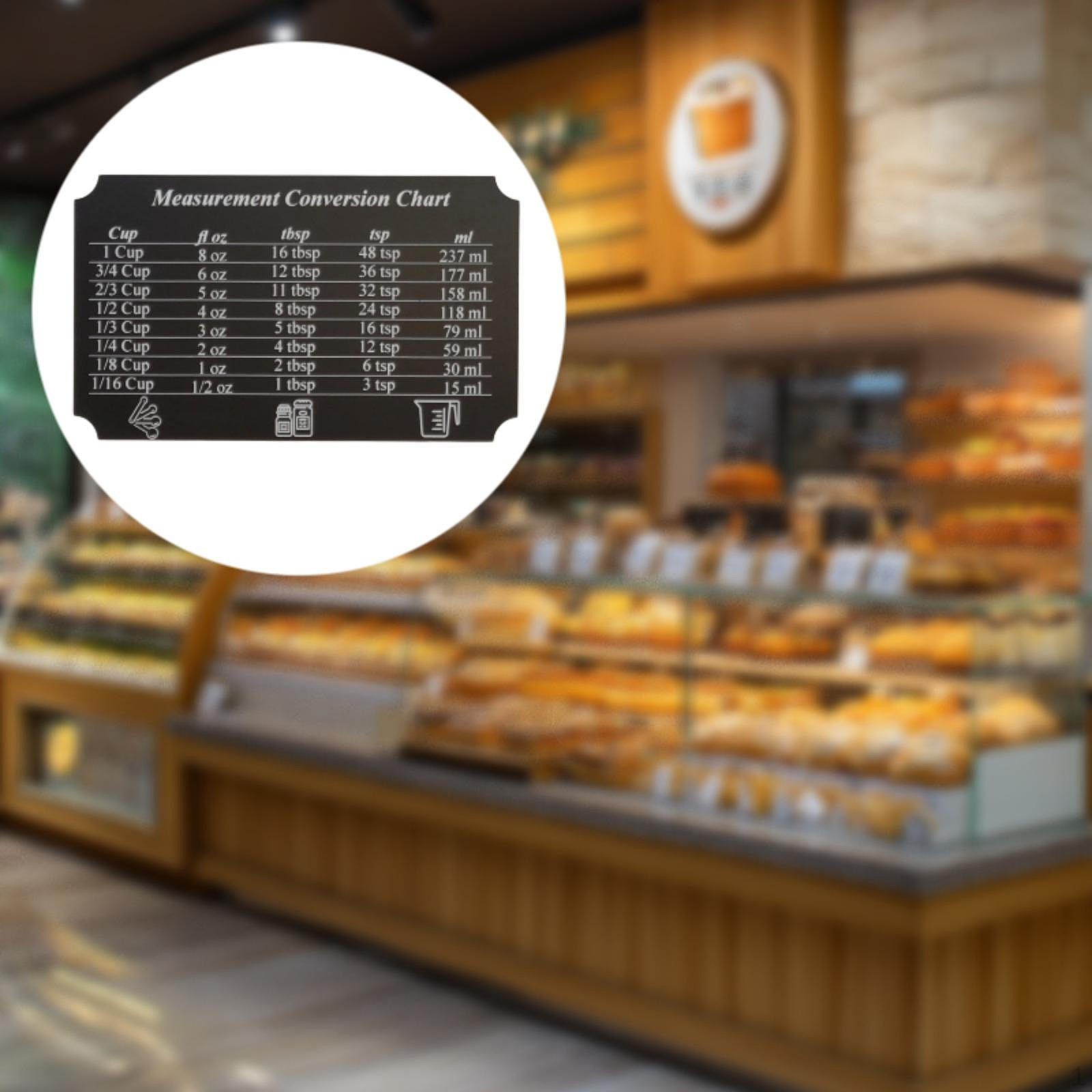 

Руководство по переводу единиц измерения для приготовления пищи для жидкостей и ингредиентов black S