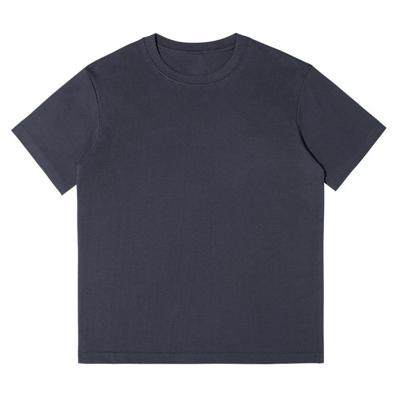 230G Cotton Heavy Short-Sleeved Men's T-shirt Casual Loose-Fitting T-shirt Wholesale Solid Color Spring and Summer Men's Clothes