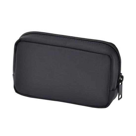 Muji Recycled Nylon Compact Pouch Black Approximately 143.59cm