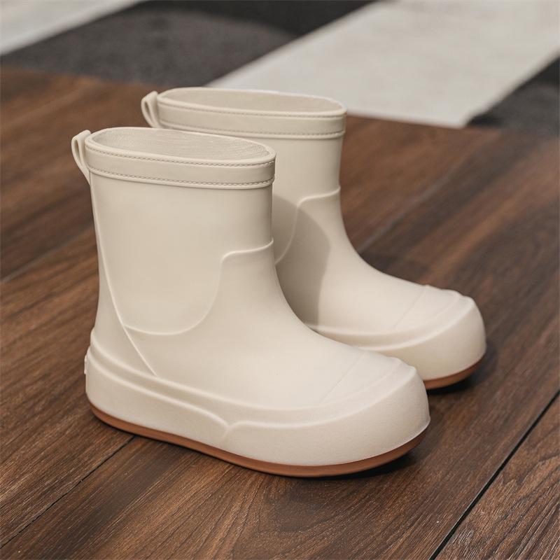 Kids' Non-Slip Waterproof Rain Boots - Lightweight Rubber for Boys & Girls