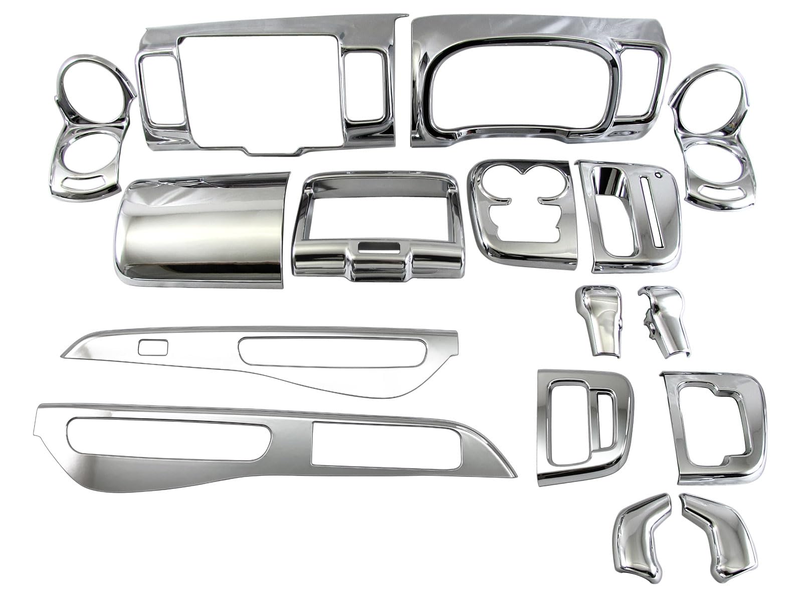 

BRIGHTZ Комплект хромированных панелей интерьера 16 шт. для 2DIN навигации DA17 DA A17 17 Every Van Every Van Every Van Every Van Every [WOOD-PAN-160]