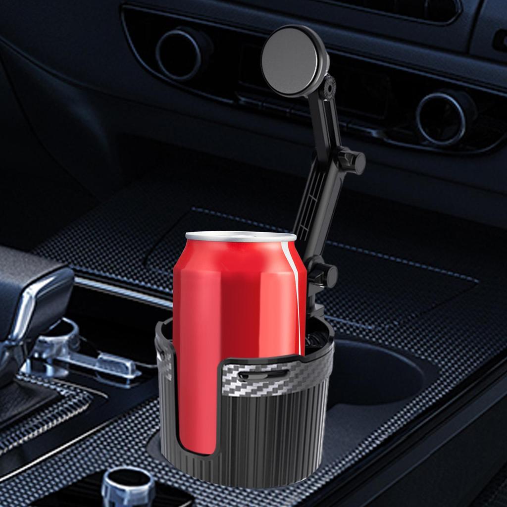 Cup Holder Phone Mount 2-In-1 Adjustable Cellphone Stand Cup Holder With Magnetic Phone Mount For Car Automotive Vehicle SUV