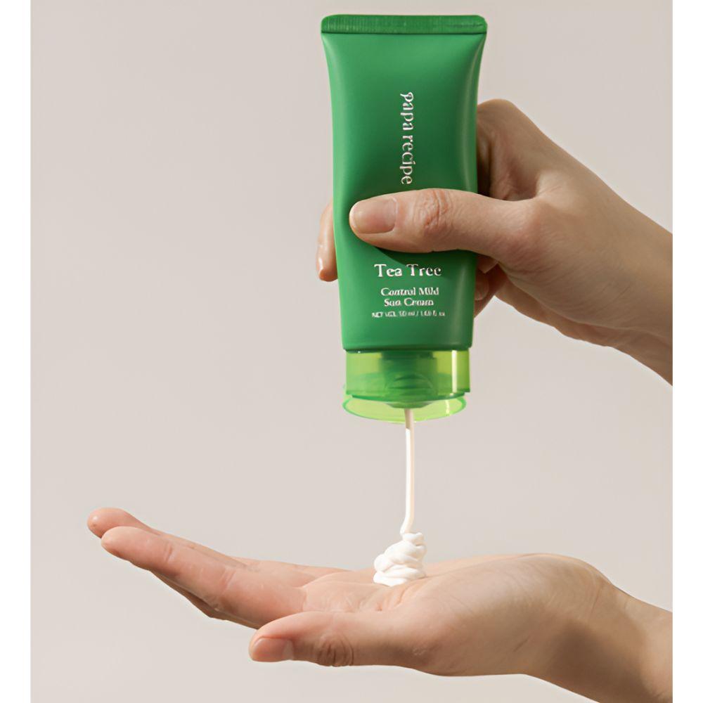 PAPA RECIPE Tea Tree Control Mild Sun Cream 50ml SPF50+ PA++++ Soothing Sunscreen