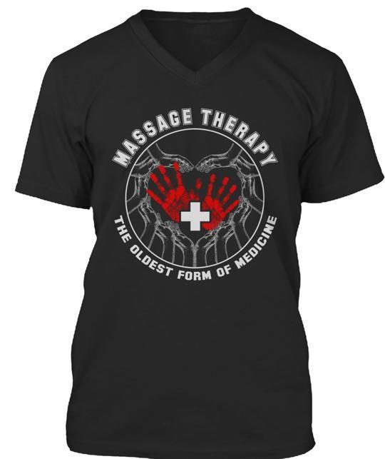 Massage Therapy Oldest Medicine T-Shirt Made in the USA Size S to 5XL S