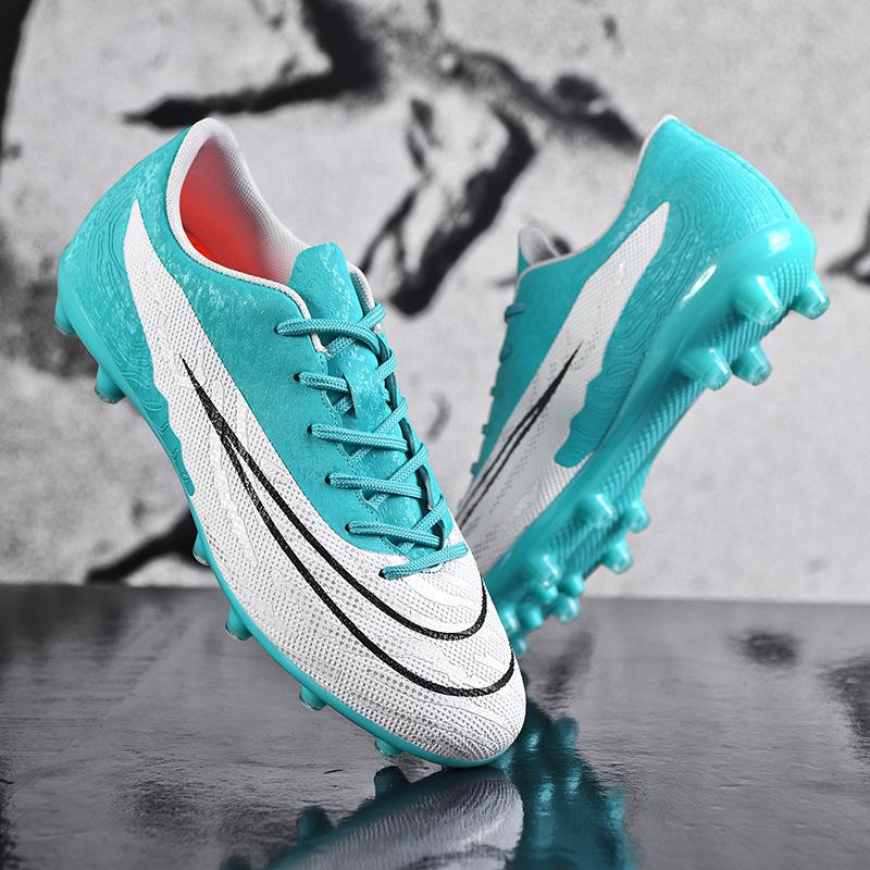 Football shoes men and women children adult lawn training shoes foreign trade 46 large size 47 long nails TF broken nails FG sports shoes