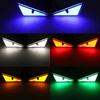 2 Stück LED Teufelsauge Kennzeichenleuchte Scheinwerfer Für Auto Motorrad Universal Modifizierte Dekoration Einzellicht Autozubehör