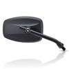 Daytona Motorcycle Mirrors for Yamaha and Later Parallel Left and One Mirror Per 26227 (2007 Models), Vibration-Resistant, Wide-Angle, High-Visibility