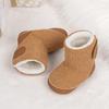 Cross-Border Winter Baby Velcro Cotton Warm Shoes with Plus Velvet Soft Sole.