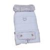 Pet Cotton Coat Stylish Button Closure Warm Comfortable Dog Cat Outerwear with Traction Ring for Winter