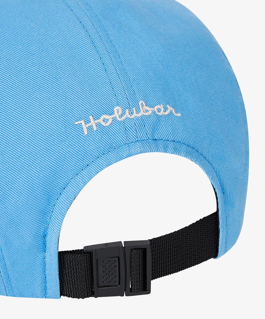 Holluba 5P Logo Two-Tone Camp Cap Blue