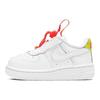 Nike Air Force 1 Spona Nízké Tenisky Dětské Tenisky Bílá Červená Žlutá CU5289-102