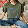 Sea Life Pattern Vintage Graphic Printed Tshirt Oneck Cotton Short Sleeve Unisex Casual Fashion Summer Tshirt Daily Life Tops