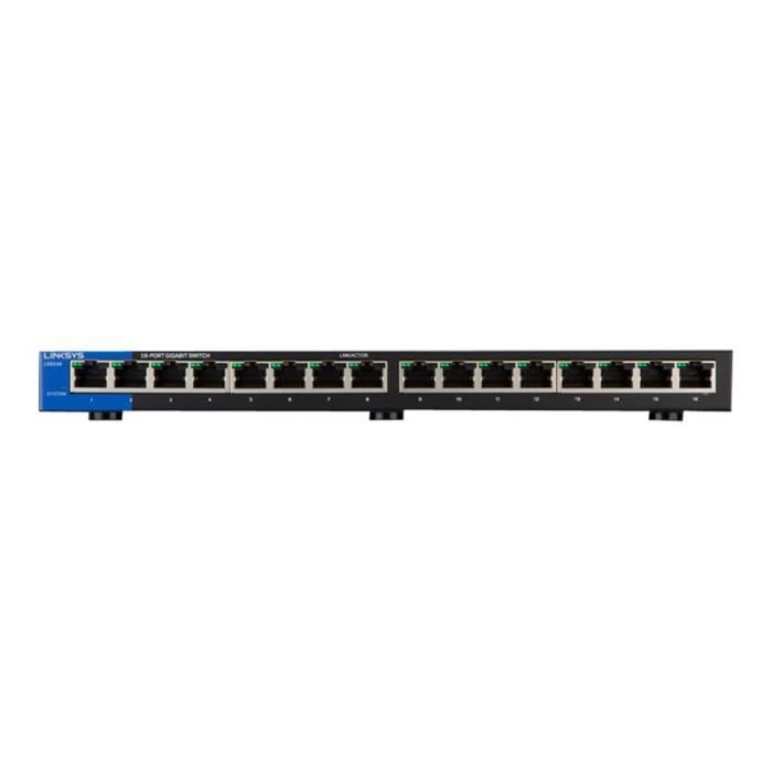 Commutateur - LINKSYS - LGS116 - 16 ports - Gigabit Ethernet - Non géré