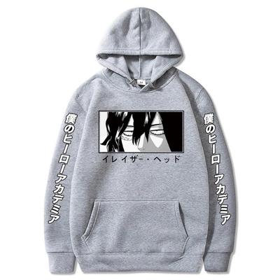 My Hero Academia Aizawa Shota Eyes Cute Anime Printed Hoodie New Men Long Sleeve Sweatshirts Women Streetwear Sudaderas