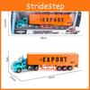 Double Decker Trailer Container Truck Engineering Vehicle Model Children Toy For Kids Play And Development