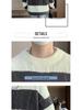 Men's Trendy Striped Cable Knit Sweater - Autumn/Winter 2025 Loose Warm Woolen Base Layer.