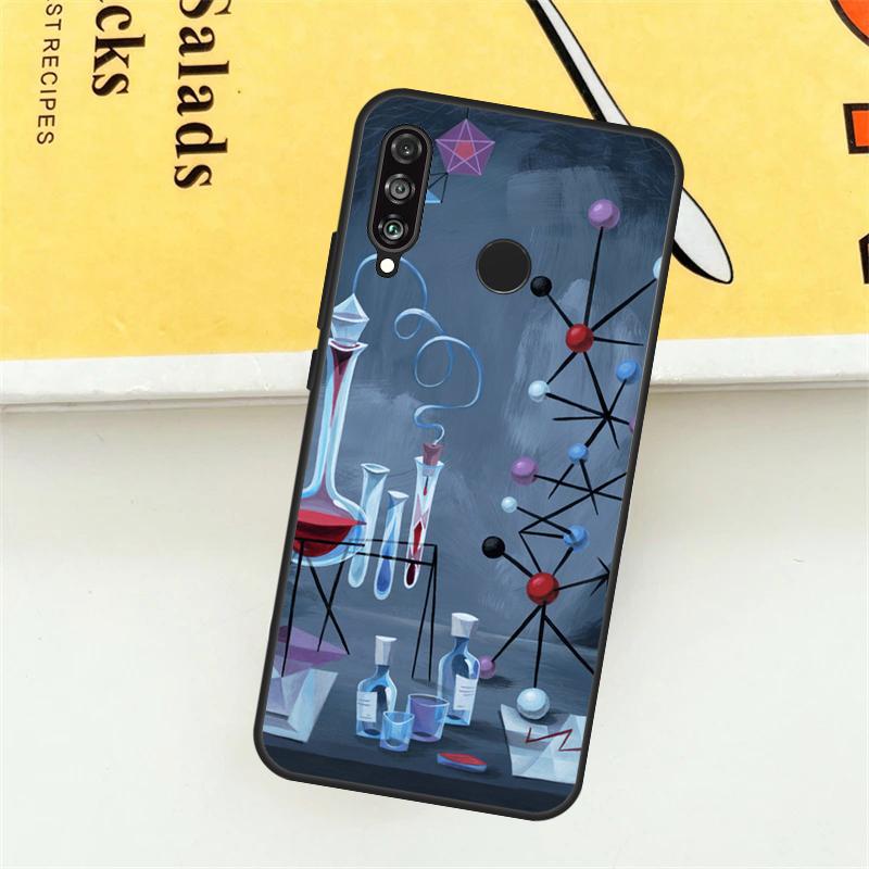 Science Chemistry Style For Huawei Nova 12S 12i 9 10 SE 7i 8i 11i Y60 Y61 Y70 Y72 Y73 Y90 Y91 P20 P40 P30 Lite Case