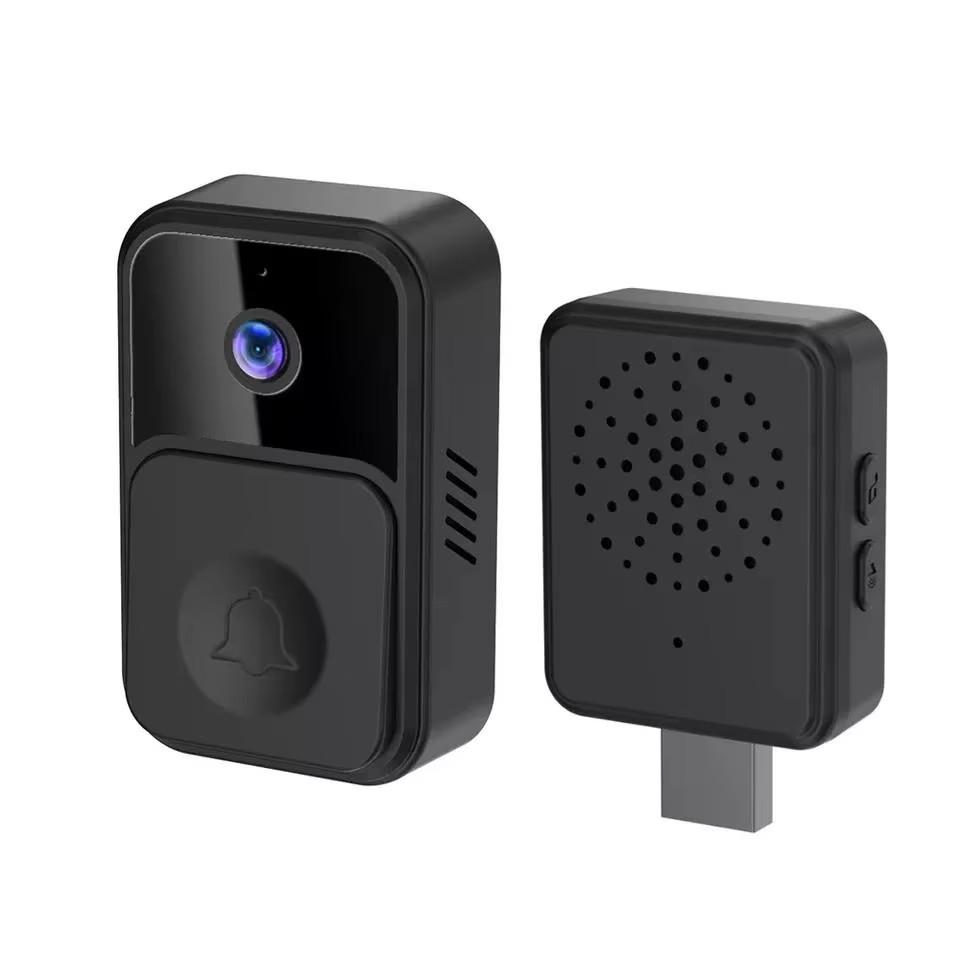 Video Doorbell 720P HD Wide Angle Security Camera, Up To 128GB Memory, 2 Way Voice Intercom Real Time Video Smart Door Bell Cameras