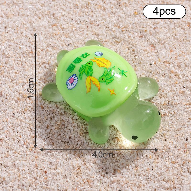 

4 шт. Kawaii светящиеся созвездия маленькие черепашки украшения миниатюрные фигурки креативные украшения для дома своими руками аксессуары подарки