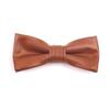 Adjustable Men Necktie Solid Color Retro Cravat Simple PU Leather Bow Tie  Shirt
