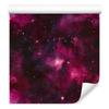 Watercolor Galaxy Wallpaper Burgundy, Purple and Burgundy 50x1000