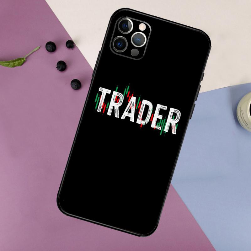 Day Trader Trader Trading Phone Case For iPhone 16 15 14 13 11 12 17 Pro Max mini 15 16 Plus 16e 17 Air Bumper Cover