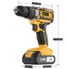 20V Keyless Chuck Electric Screwdriver Set Cordless Impact Drill Variable Speed Max Drilling 30mm Battery