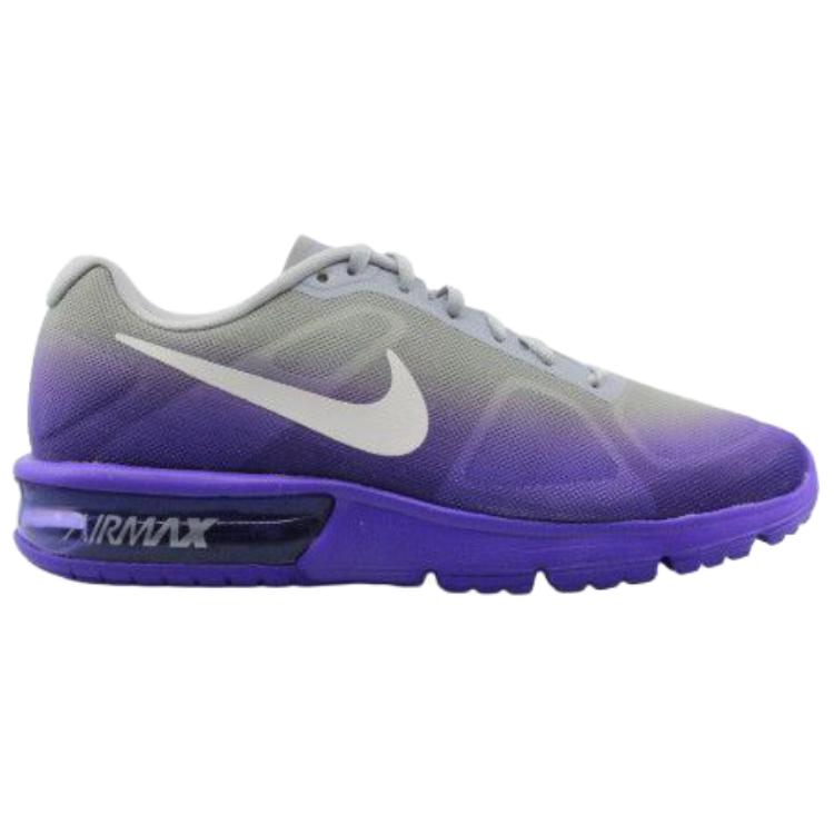 Nike Air Max Sequence Versatile Comfortable Low-Top Running Shoes Unisex Sneaker Purple 719916-503