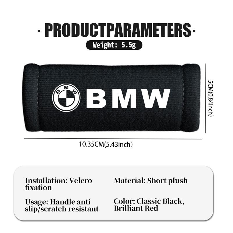 Car Roof Armrest Soft Pull Handle Gloves Ceiling Protective Cover For BMW Performance X1 M3 M6 F01 F02 E34 E36 E60 F10 F20 X6