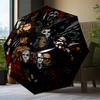 Horror Movie Characters Umbrella Folding umbrella, automatic umbrella 8-Frame for Travel, camping Use Gift for Halloween Christmas