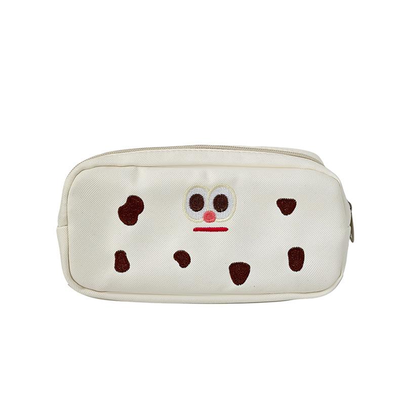 Cookie Pencil Bag Female Creative Cute Funny Stationery Bag Large Capacity Storage Bag Primary and Secondary School Students Class Bag
