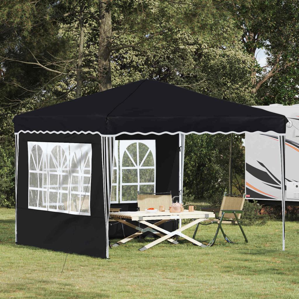 Pop Up Party Tent 288 X 288 X 245 Cm Anthracite Oxford Fabric